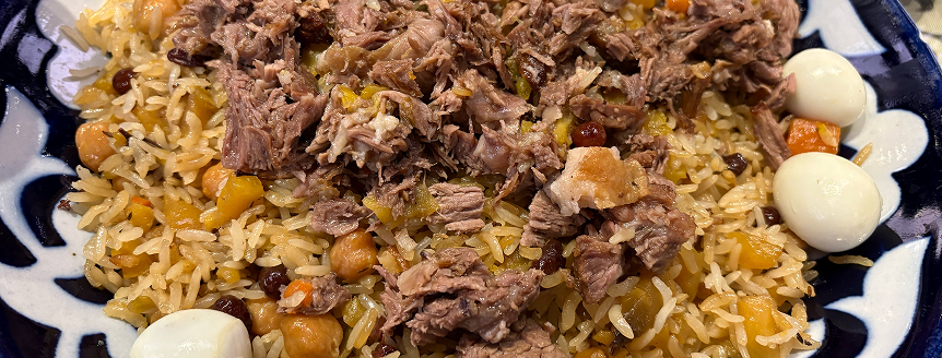 Традиционный вкус узбекского плова